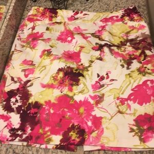 Charter Club Floral Pencil Skirt
